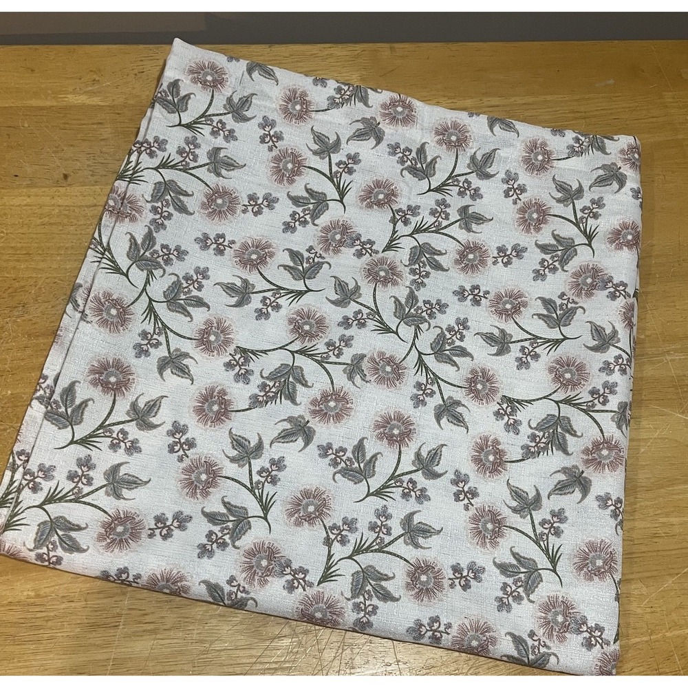 Colordrift Floral Fabric Tablecloth Spring Garden Cottage‎ 72x72"